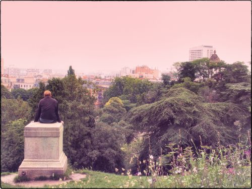 Paris: Buttes Chaumont, ce matin...