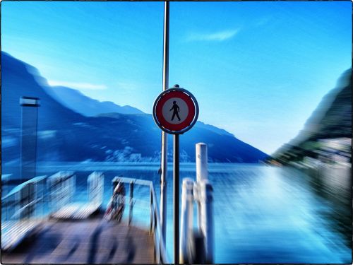 Lac de Lugano: Il est interdit de marcher sur l'eau